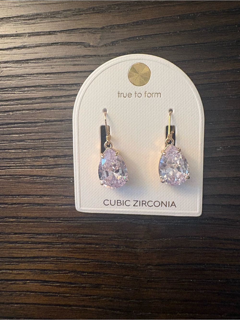 NEW True to Form crystal teardrop earrings